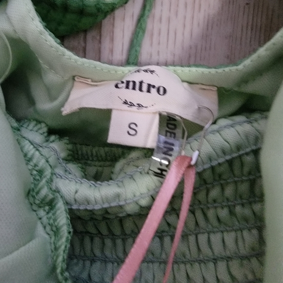 Entro Green Gingham Maxi Dress - Picture 5 of 10